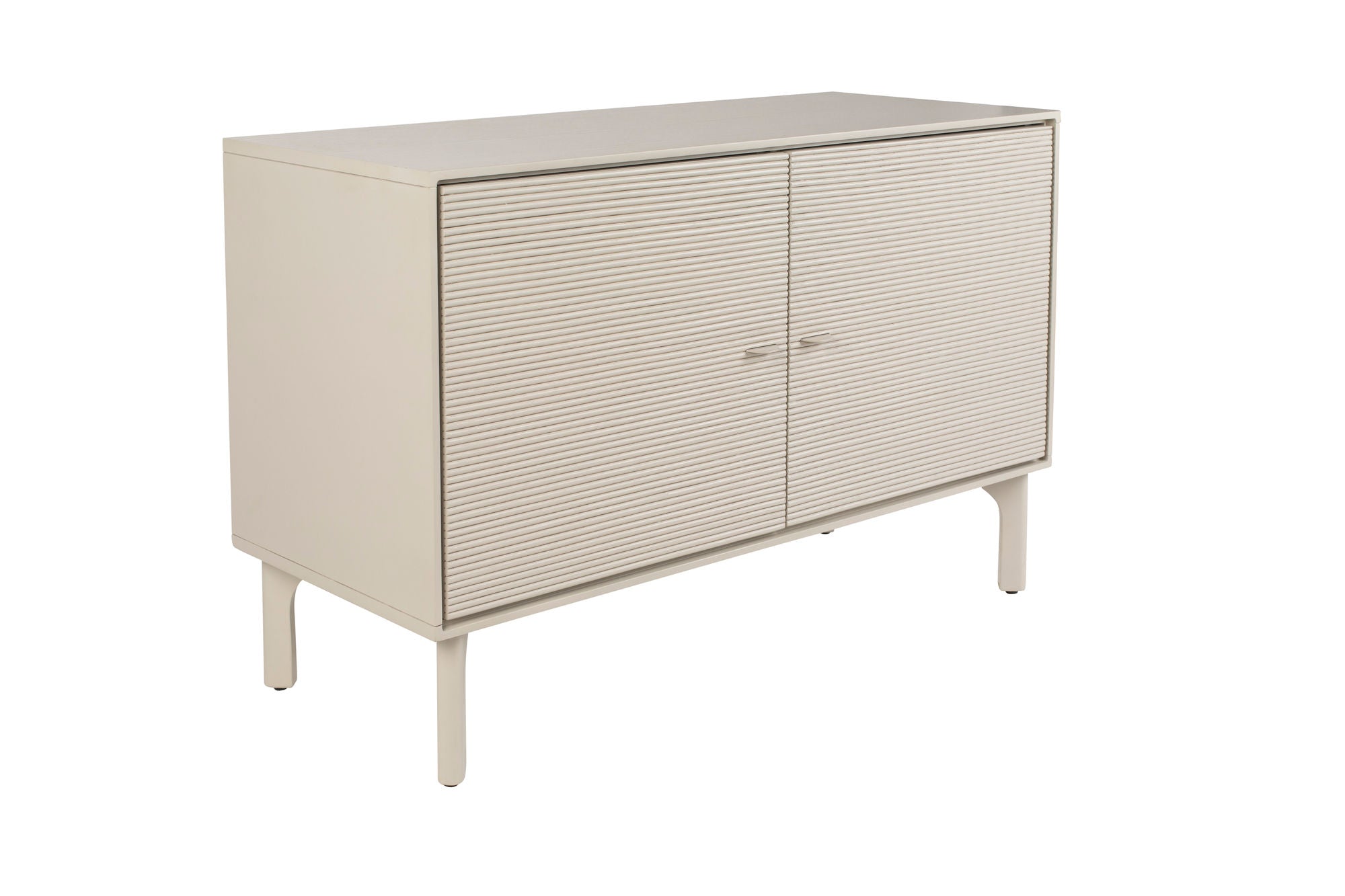Zuiver Morning Grey Ribbed Acacia Wood Sideboard